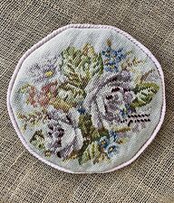 Antique Vintage Embroidered Small Cushion picture