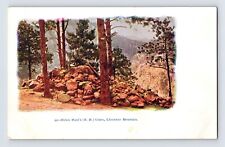 Postcard Colorado Cheyenne Mountain CO Helen Hunt Grave Pre-1907 Unposted picture