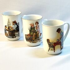 Norman Rockwell Museum Vintage Mugs The Cobbler, For a Good Boy, Party Time picture