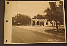 *Original* 1937 Sinclair Oil Photograph - Gas Station - Daytona Beach, FL. eh picture