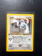 1st Edition Lugia 9/111 Pokemon Card Rare Holo Neo Genesis SWIRL NM / Mint picture