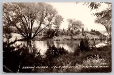 RPPC - Hanson Island, Fountain Lake, Albert Lea, Minnesota - posted in 1946 (E5) picture