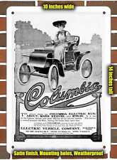 Metal Sign - 1904 Columbia Mark XXXVIII Electric Runabout- 10x14 inches picture