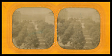 France, Pau, la Place Royale, ca.1870, day/night stereo (French Tissue) print v picture