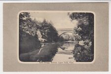ECHO BRIDGE – NEWTON UPPER FALLS, MASS. – c. 1915 Postcard picture