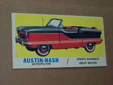 1961 Topps Sports Cars Card #11 Austin-Nash sports runabout Good picture