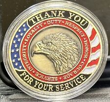 25 Pcs Thank You for Your Service Military Appreciation Challenge Souvenir New picture