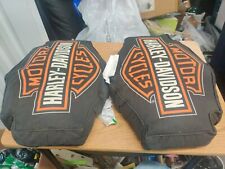 SET OF 2 MOTOR HARLEY-DAVIDSON CYCLES THROW PILLOWS picture