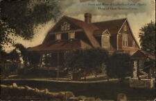 Limberlost Cabin log home Gene Stratton-Porter GENEVA INDIANA 1914 hand colored picture