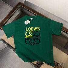 2024 LOEWE Big Logo Two-tone Embroidered Short Sleeve T-shirt for Men Size:XS-L picture