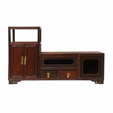 Chinese Rosewood Handmade Miniature Cabinet Display Decor Art ws1886 picture