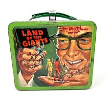 Vintage 1968 Land Of The Giants Metal Lunchbox Metal Lunch Box Autograph 3 times picture