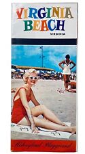 1963 Virginia Beach VA Travel Souvenir Brochure First Year as City picture