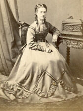 1860s CDV YOUNG LADY BY THE LONDON SCHOOL OF PHOTOGRAPHY picture