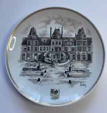 Vintage Chateaux De France No 1 Fontainebleau L Lourioux 1971 Limited Ed Plate picture