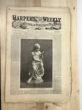 Antique Harpers Weekly Magazine - August 3, 1872 - The Last Lot - W/ Supplement picture