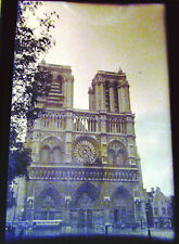 Vintage 1940s Photo 120 Negative WWII Europe Paris France Notre Dame Catherdral picture