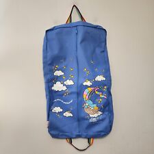 Vintage Care Bears Travel Bag American Greetings Blue Rainbow Handle 80s Big  picture