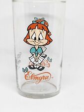 Vintage 1993 ELMYRA DUFF Tiny Toon Adventures Cartoon Drinking Glass *rare* picture
