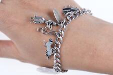 1960's Vintage Sterling Hawaiian themed charm bracelet picture