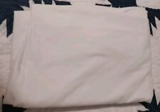 Vintage Sears Perma-prest Full Fitted Sheet, White No-iron Percale, Extra Long  picture
