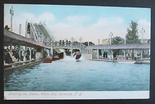 Shooting the Chutes White City Syracuse NY Unposted DB Postcard picture