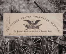 American Civil War Document 1864 Abraham Lincoln Edwin Stanton Printed Signature picture