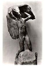 Carl Milles Vingarna The Wings Bird Attacking Man Sculpture Vintage Postcard picture