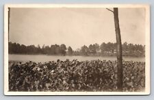 RPPC BLACK LAKE In Michigan ANTIQUE Real Photo Postcard AZO 1918-1930 picture