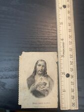 Antique Catholic Prayer Card Religious Collectible 1890's Holy Card. Lace picture