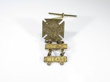Vintage Boy Scout Pin with 2 Year Perfect Attendance Award picture