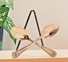Anthropologie Vintage Style Crossed  Spoons Napkin Holder or Cookbook Stand picture