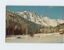Postcard Castle Crags Winter Scene California USA picture