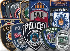 Lot of 16x University College Campus Police Department Patches Trader Lot A1 picture