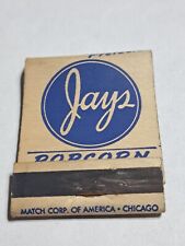 Vtg Jay's food Inc.   Chicago Illinois matchbook empty  picture