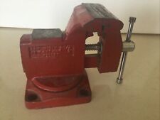 Vintage Wilton Work Table Vise. 3 1/2” Jaw Width. 3” Jaw Opening. picture