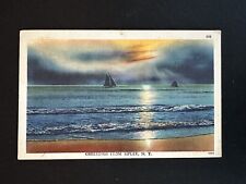 Postcard Greeting from Ripley New York Sail Boats On Lake Sunset picture