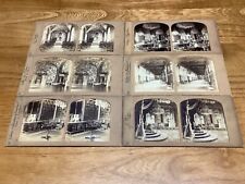 C. 1860s Lot of 6 Florent Grau French Tissue Stereoviews European Palaces SCARCE picture