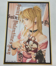 Death Note Exhibition 2023 Limited Admission Benefits Mini Shikishi Misa type a picture