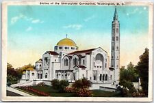 VINTAGE POSTCARD THE SHRINE OF THE IMMACULATE CONCEPTION WASHINGTON DC c. 1920s picture