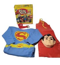 1974 SEARS BEN COOPER STURDY PLAY SUIT SUPERMAN COSTUME M 8-10      picture
