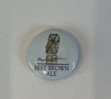 Best Brown Ale Pin Button Owl Design picture