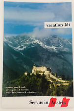 Vintage Austria Vacation Kit Large Brochure Area Map from 1992 picture