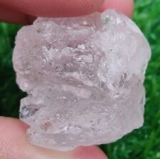Beautiful Etched Morganite Crystal Cluster Specimen with Albite From Afghanistan picture