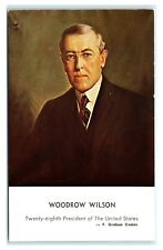 Postcard 28th US President Woodrow Wilson portrait J11 picture