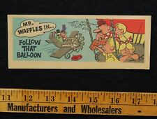 [ 1966 Ralston Purina - MR. WAFFLES Cereal - Mini Comic Book - Vintage 1960s ] picture