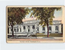 Postcard Carnegie Library Washington DC USA picture