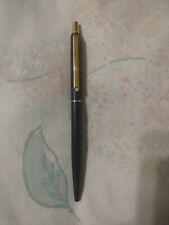 GENUINE MONTBLANC NOBLESSE BLACK BALL POINT PEN/USED/MADE IN GERMANY. picture