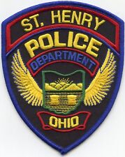 SAINT ST HENRY OHIO POLICE PATCH picture