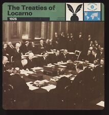 Treaties of Locarno  Edito Service Card Second World War II Politics Strategy picture